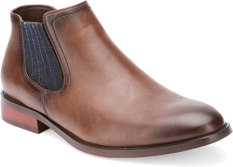 X RAY Footwear Men's The Andante Fashion Classic Combat Leather Duck Moc Boots, Apron toe, Thermoplastic rubber Outsole
