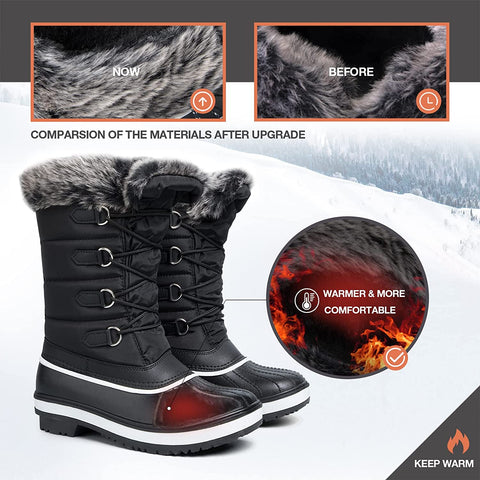 mysoft Women's High Winter Snow Boots
