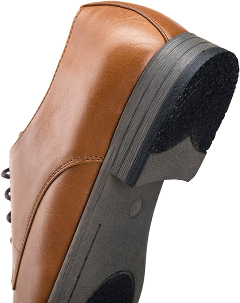 Men's Oxford Plain Toe Dress Shoes Classic Formal Derby Shoes
