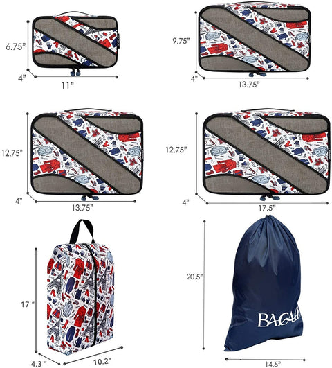 BAGAIL 14 Set Packing Cubes