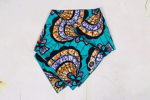 Women's African Dashiki 3 Pieces Wedding Dresses with Headwrap Sets Tops & Skirt Slim Fit