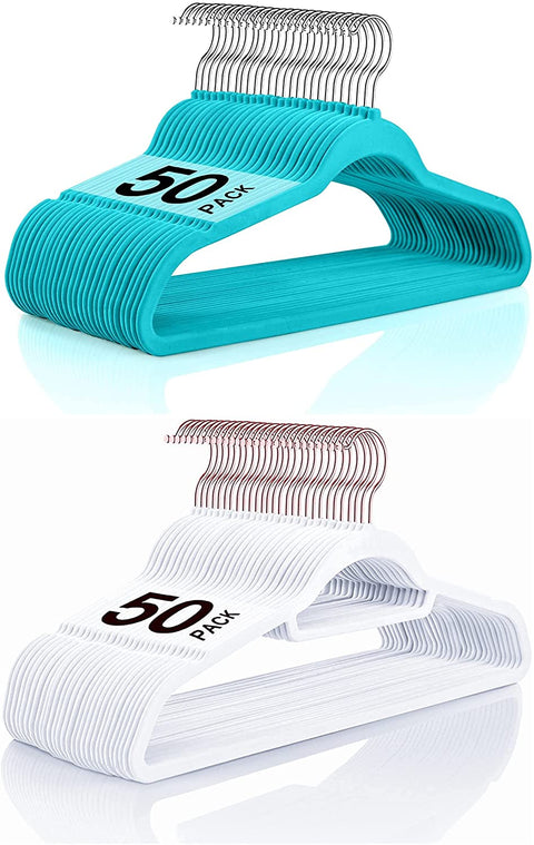 BAGAIL Pack of 80 Velvet Hangers