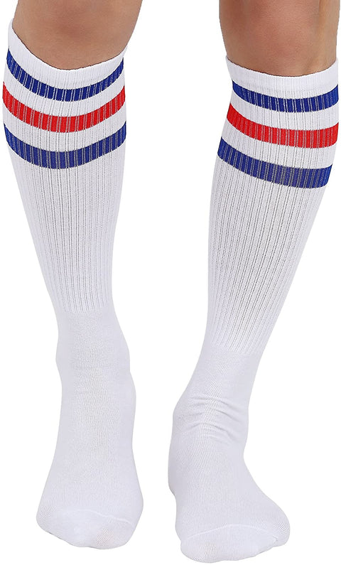 Joulli White Knee High Tube Socks 1-3 Pairs