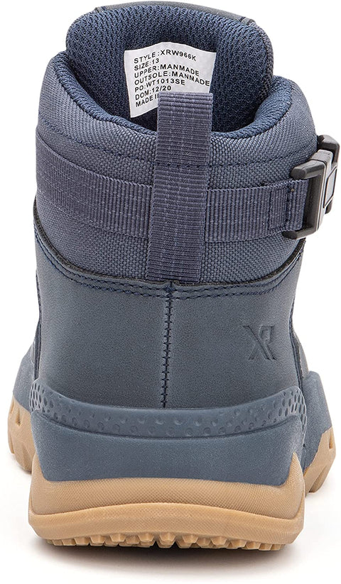 X RAY Footwear Boys Hoover High-Top Casual Walking Fashion Faux Leather Shoe Sneaker, Round Toe, Thermoplastic Rubber Outsole