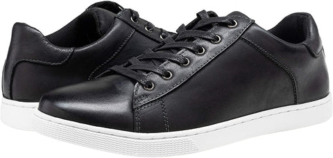 Men's Leather Sneakers Fashion Dress Sneaker Business Casual Shoes for Men