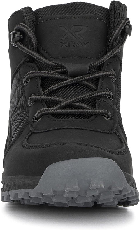 X RAY Footwear Boys Panther High-Top Casual Walking Fashion Faux Leather Shoe Sneaker, Round Toe, Thermoplastic Rubber Outsole