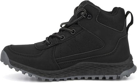 X RAY Footwear Boys Panther High-Top Casual Walking Fashion Faux Leather Shoe Sneaker, Round Toe, Thermoplastic Rubber Outsole