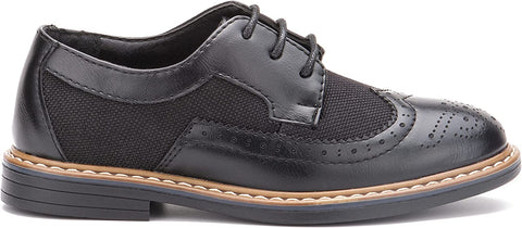 X RAY Footwear Winston Boy’s Fashion Handcrafted Classic Formal Leather Lace-Up Shoe-Oxford, Wingtip Toe, Thermoplastic Rubber Outsole