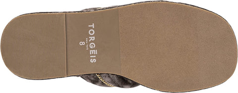 Torgeis Women's Cecilia Slides, Round Toe, Rubber Sole