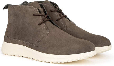 X RAY Reserved Footwear New York Men's Baryon Fashion Casual Synthetic Leather High Top Sneakers, Drawstring Lace-Up, Round Toe, Ethylene Vinyl Acetate Outsole