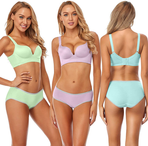 Cotton Full Coverage Underwear Womens Panties No Ride Up Hipster Soft Breathable Stretch Bikini Ladies Briefs 6 Pack