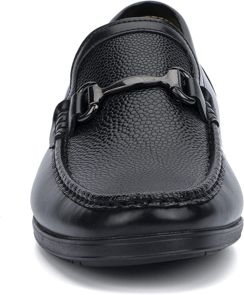X RAY Footwear Men's Woodson, Low Top Faux Leather Shoe Loafer, Apron Toe, Thermoplastic Rubber Outsole