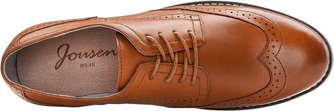 Men's Dress Shoes Leather Brogue Wingtip Oxford Shoes Business Casual Shoes for Men