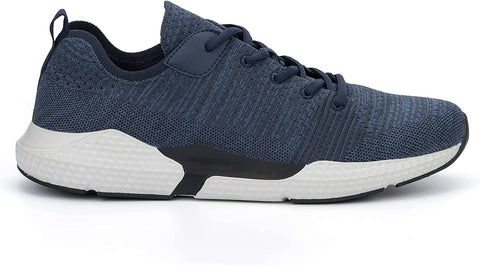 X RAY NY&Co Men's Riley Sneaker Low Top Casual Walking Fashion Shoe Sneaker, Round Toe, Ethylene Vinyl Acetate; Size 9.5 Navy/Blue