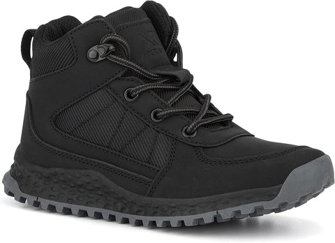 X RAY Footwear Boys Panther High-Top Casual Walking Fashion Faux Leather Shoe Sneaker, Round Toe, Thermoplastic Rubber Outsole