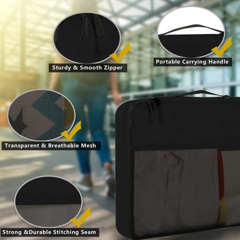 BAGAIL 6 Set / 8 Set Packing Cubes Luggage Packing Organizers for Travel Accessories