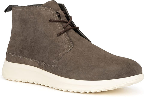 X RAY Reserved Footwear New York Men's Baryon Fashion Casual Synthetic Leather High Top Sneakers, Drawstring Lace-Up, Round Toe, Ethylene Vinyl Acetate Outsole