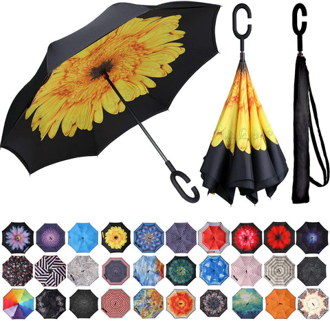BAGAIL Inverted Umbrella and 68 inch Golf Umbrella