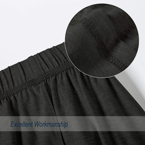 Men's Pajama Pants Bamboo Viscose Soft Breathable Pajama Pants for Men with Pockets