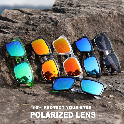 Polarized Sunglasses for Men Women Square Driving Sun Glasses 100% UV Protection