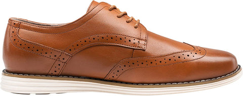 Men's Dress Shoes Leather Brogue Wingtip Oxford Shoes Business Casual Shoes for Men
