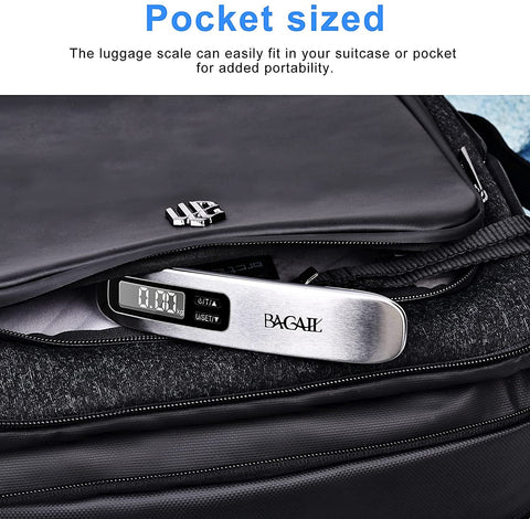 BAGAIL 6 Set Packing Cubes + Digital Luggage Scale