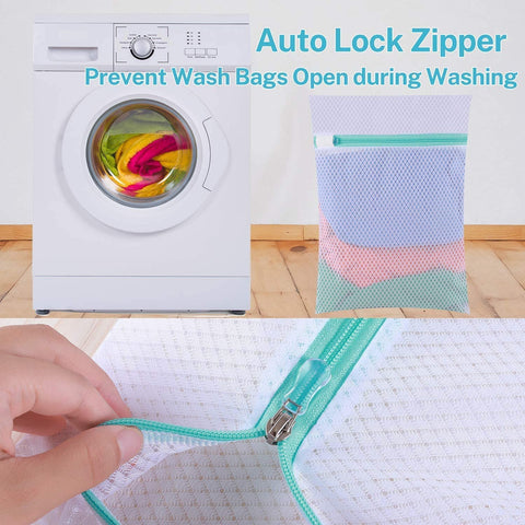 Bagail Set of 7 Mesh Laundry Bags for Your blouse,skirt,shirt,pants,jeans,dress,etc