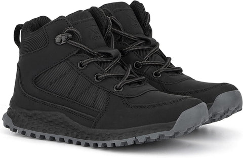 X RAY Footwear Boys Panther High-Top Casual Walking Fashion Faux Leather Shoe Sneaker, Round Toe, Thermoplastic Rubber Outsole