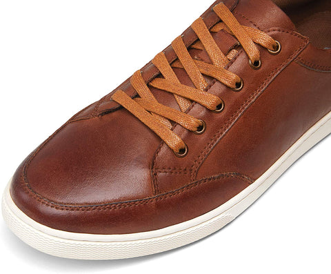 Valyrain Men's Sneakers Fashion Leather Casual Shoes Dress Sneaker Oxford Shoes