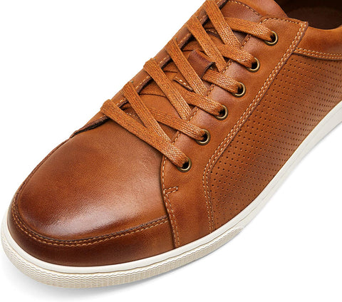 Men's Sneakers Leather Casual Shoes Breathable Business Casual Oxford Fashion Sneaker