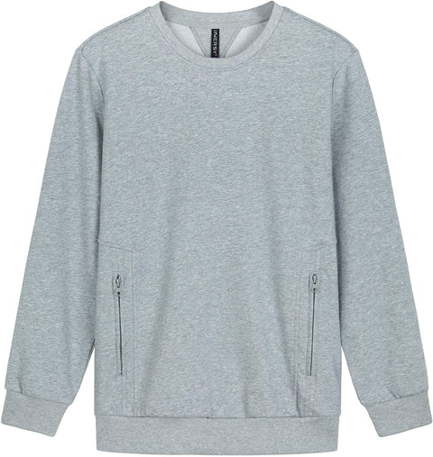 INNERSY Men's Classic Crewneck Cotton Sweatshirt French Terry XS-3XL