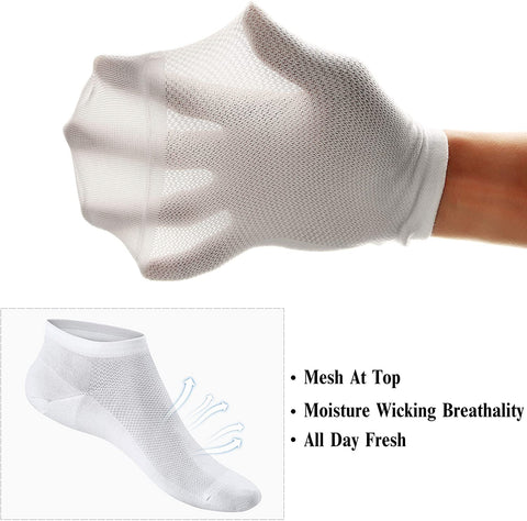 Women And Men Cotton No Show Hidden Boat Invisible Socks Black Soft comfort Breathable Low Cut Socks (3Black