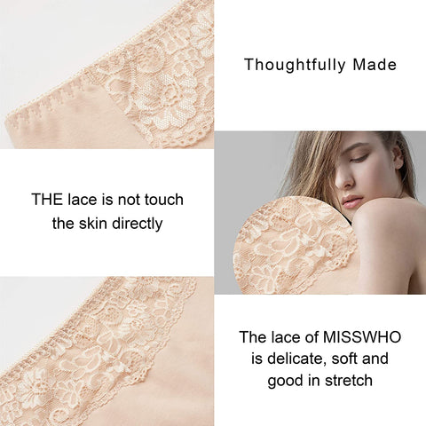 Women's High Waisted Cotton Underwear Soft Breathable Full Coverage Stretch Briefs Ladies Panties 5-Pack