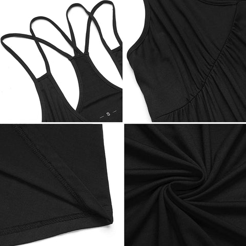 Sexy Lingerie Sleepwear for Women Chemises V-Neck Full Slip Babydoll Nightgown Dress S-XXL