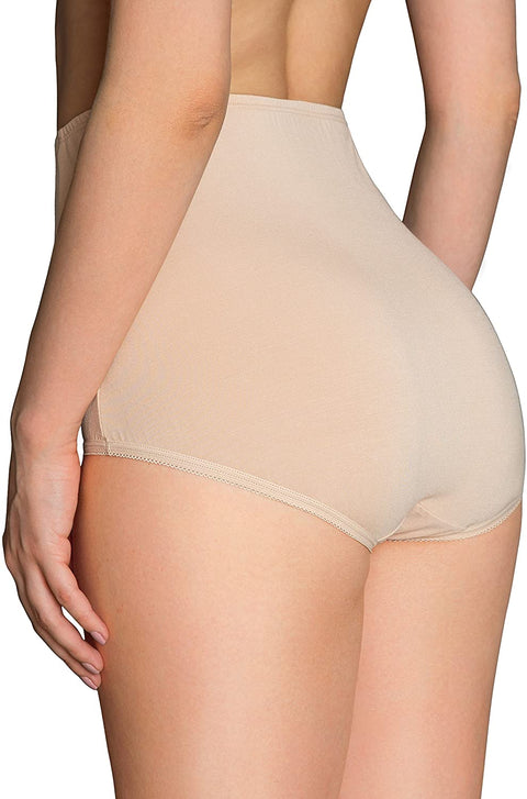 Innersy Women's 3-Pack High Cut Briefs Panties Full Coverage Soft&Smooth Underwear