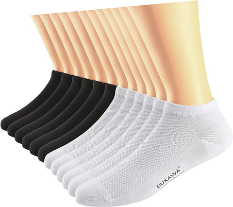 Women And Men Cotton No Show Hidden Boat Invisible Socks Black Soft comfort Breathable Low Cut Socks (3Black
