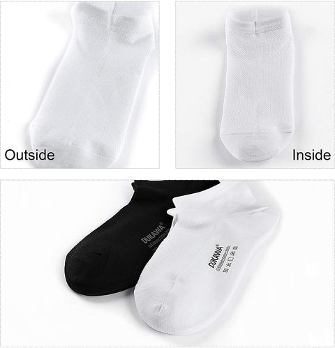 Women And Men Cotton No Show Hidden Boat Invisible Socks Black Soft comfort Breathable Low Cut Socks (3Black