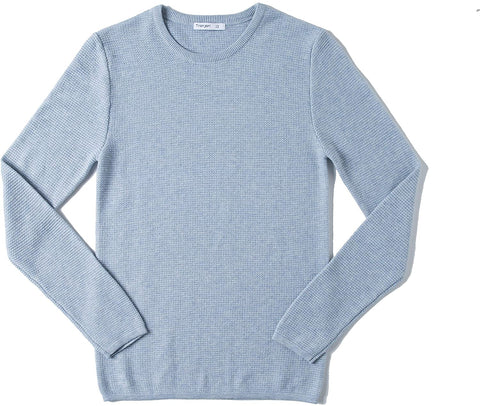 Boys' Long Sleeve Crew Neck Cotton Sweater