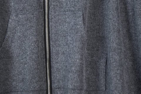 Women's Pluse Size Hooded Sweatshirt Jacket Cape Style