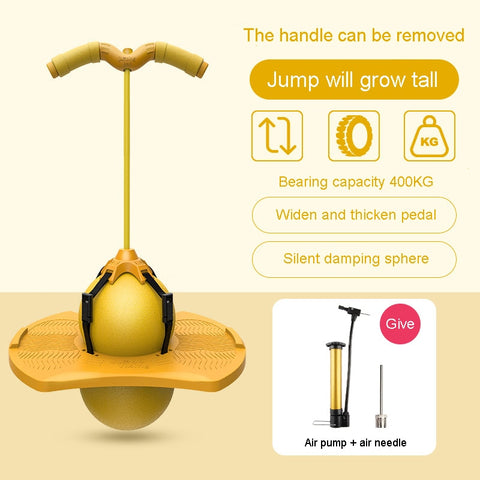 Bouncing Ball With Handle And Pump