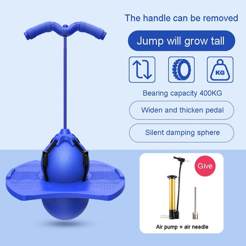 Bouncing Ball With Handle And Pump