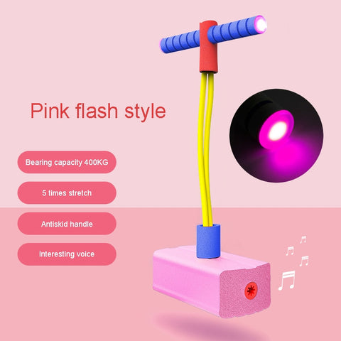 Bouncing Ball With Handle And Pump