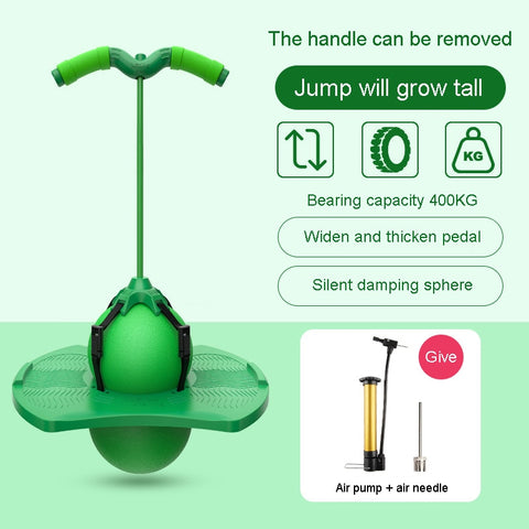 Bouncing Ball With Handle And Pump