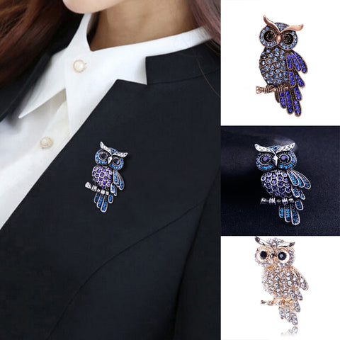 Fashion Delicate Owl Brooches