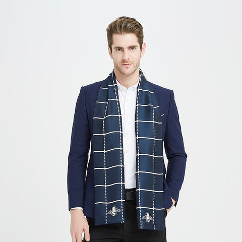 Men's Business Silk Scarf High Quality