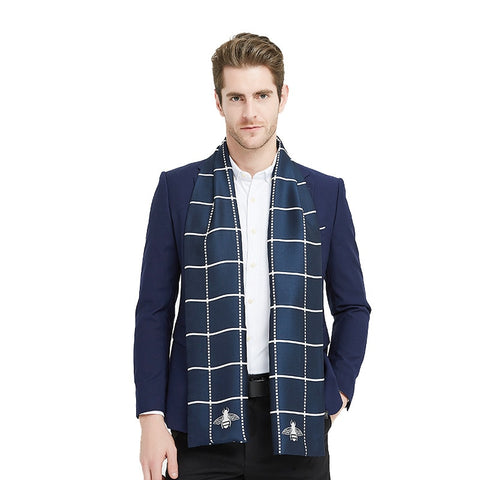 Men's Business Silk Scarf High Quality