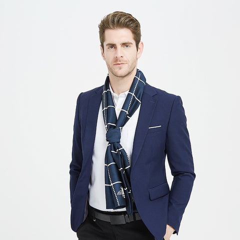 Men's Business Silk Scarf High Quality