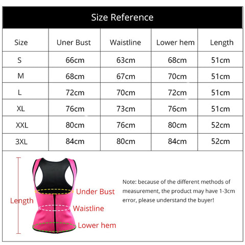 Neoprene Body Shaper Slimming Waist Trainer Cincher Vest