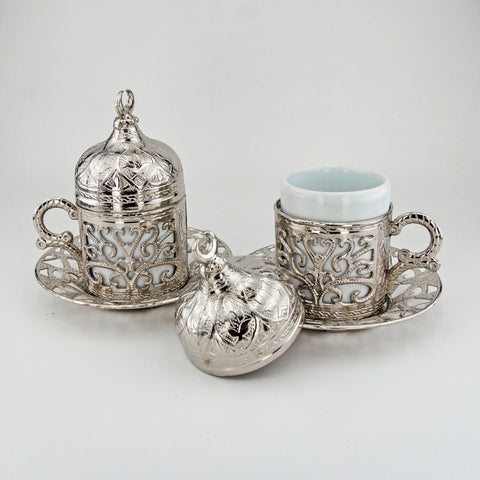 Turkish Coffe Copper Mug Espresso Set