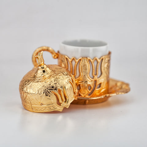 Turkish Coffe Copper Mug Espresso Set